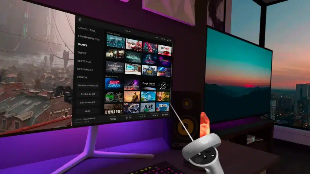 jeux virtual desktop vr
