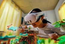 Valve Index vs Meta Quest 3: In-Depth Comparison of VR Headsets a woman wearing virtual reality goggles playing with toys