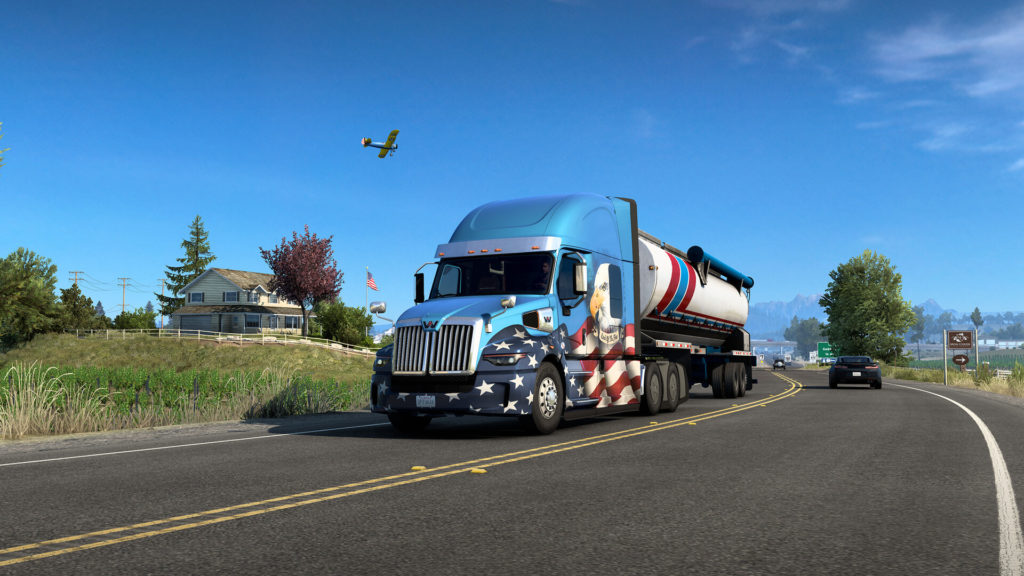 how to play american truck driving simulator in vr